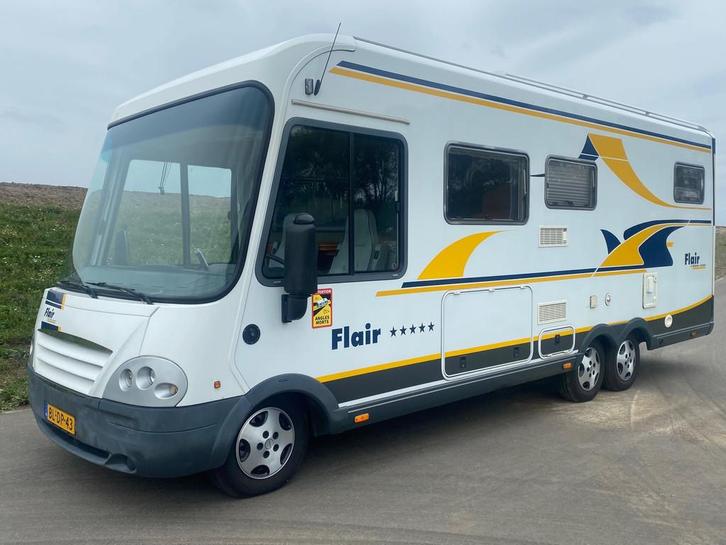 Fiat Flair Niesmann + Bischhoff, Caravans en Kamperen, Campers, Bedrijf, tot en met 5, Integraal, Fiat, Diesel, Handgeschakeld