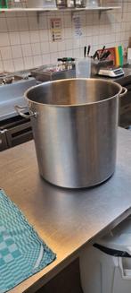 Grote RVS Kookpot / Soeppan - Horeca, Ophalen of Verzenden, Gebruikt, Rvs, Kookpan of Snelkookpan