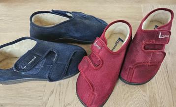 Verbandschoenen / 2 paar / Klittenband / Maat 37 beschikbaar voor biedingen