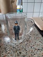 Vintage glas British English Guards/ Poiliceman London, Ophalen of Verzenden, Zo goed als nieuw, Bierglas