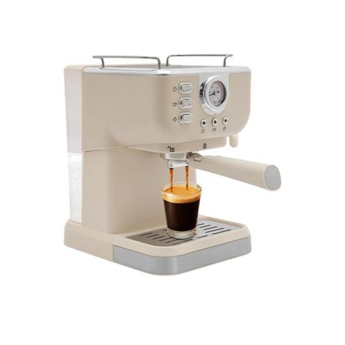 Espressomachine - Italiaanse Koffiemachine & opschuimer, Witgoed en Apparatuur, Koffiezetapparaten, Nieuw, Gemalen koffie, Koffiebonen