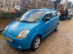 Chevrolet Matiz 0.8 2008 Blauw km92000, Auto's, Voorwielaandrijving, Matiz, Blauw, 17 €/maand