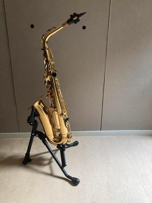Yamaha yas-280 alt-saxofoon met cursus-boek, Muziek en Instrumenten, Blaasinstrumenten | Saxofoons, Zo goed als nieuw, Alt, Met koffer