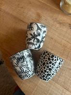 Set van 3 Koffiemokken Jungle Loft, Huis en Inrichting, Keuken | Servies, Ophalen, Keramiek, Zo goed als nieuw, Overige stijlen