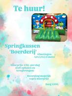 Te huur! Springkussen boerderij, Ophalen, Zo goed als nieuw