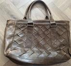 Cowboysbag leren handtas voor dames in kleur Taupe, Ophalen of Verzenden, Zo goed als nieuw, Overige kleuren, Handtas