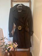 Zwarte Trenchcoat - Giacomo - Maat M, Maat 38/40 (M), Zwart, Ophalen of Verzenden, Zo goed als nieuw