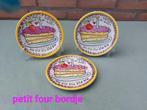 Blond Amsterdam Petit Four Bordjes - Set van 3, Huis en Inrichting, Keuken | Servies, Blond Amsterdam, Ophalen of Verzenden, Zo goed als nieuw