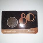 coincard 80 jaar afscheid 2 ½ cent 1941, Overige waardes, Ophalen of Verzenden