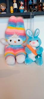 Twee Schattige Knuffel Konijntjes vintage, Ophalen of Verzenden, Zo goed als nieuw, Konijn