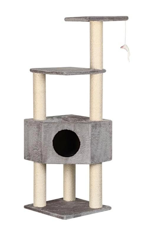 Krabpaal in Lichtgrijs of lichtbruin NIEUW, Dieren en Toebehoren, Krabmeubelen, Nieuw, Krabpaal, Ophalen of Verzenden