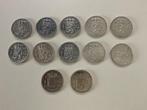 Zilveren guldens vanaf 1954 verschillende jaartallen, Postzegels en Munten, Munten | Nederland, 1 gulden, Koningin Juliana, Setje