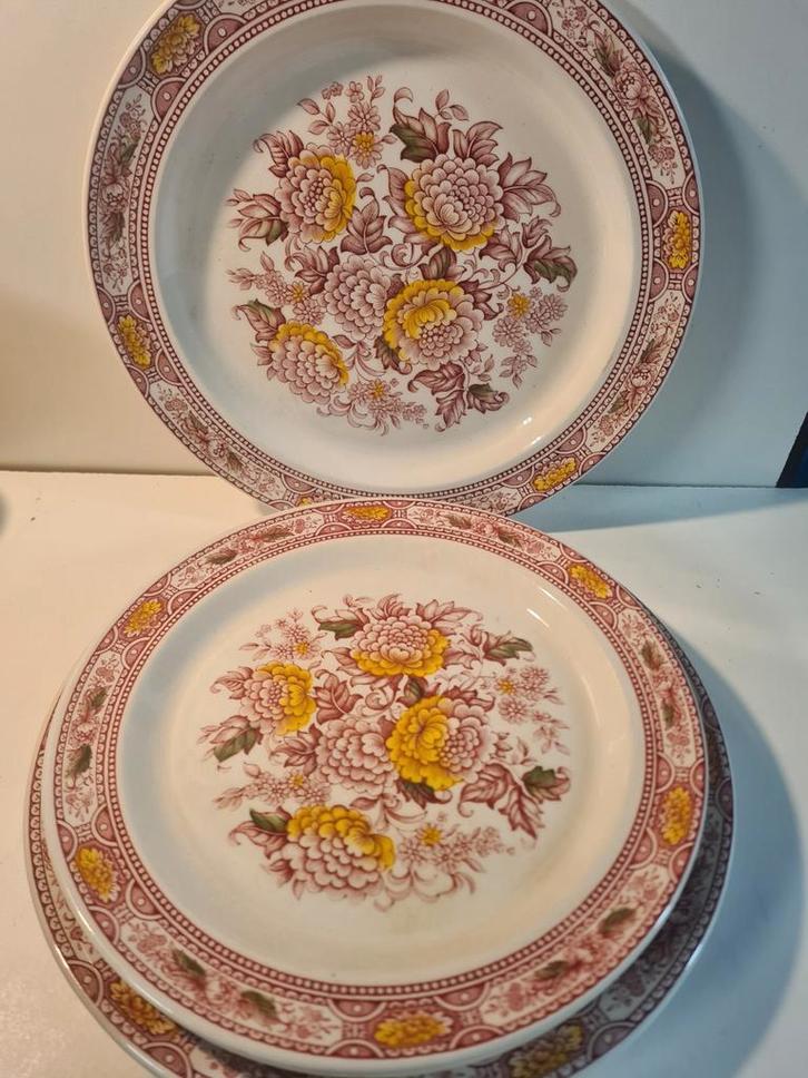 Ridgway Staffordshire ironstone - Borden Set 6 stuks, Antiek en Kunst, Antiek | Servies los, Ophalen of Verzenden