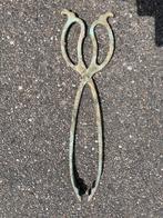 Antieke koperen kooltjestang met mooi patina, Ophalen