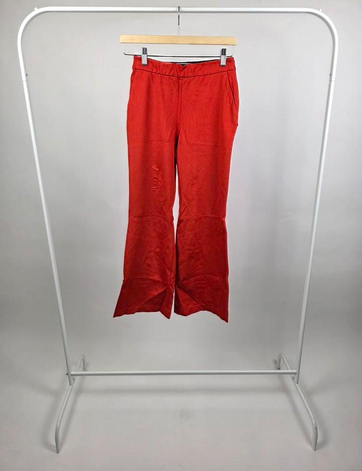 Nenette Soepele Broek Rood/Oranje Maat 38, Kleding | Dames, Broeken en Pantalons, Gedragen, Maat 38/40 (M), Rood, Lang, Ophalen