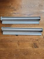 2 Duo rolgordijnen zandkleurig 75x160cm, Ophalen, Beige, 50 tot 100 cm, Zo goed als nieuw