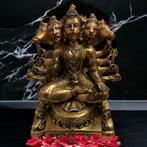 Hanuman beeld 5 mukh koper, Ophalen of Verzenden