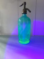 Schitterende antieke jaren 30 Franse uranium spuitfles, Antiek en Kunst, Antiek | Glas en Kristal, Ophalen of Verzenden