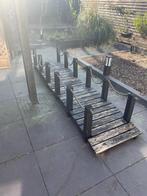 Houten Tuinbrug, Ophalen, Gebruikt