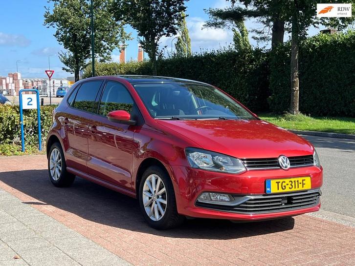 Volkswagen Polo 1.2TSI Highline- *Pano-Schuifdak/ Automaat, Auto's, Volkswagen, Bedrijf, Te koop, Polo, ABS, Adaptive Cruise Control