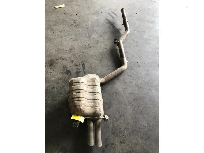 Uitlaat Einddemper van een Mercedes C-Klasse, Auto-onderdelen, Uitlaatsystemen, Mercedes-Benz, Gebruikt, 3 maanden garantie, Ophalen of Verzenden