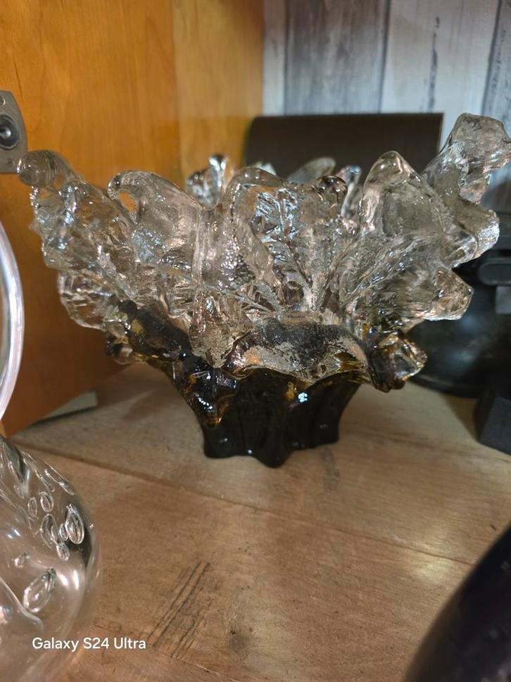 Revontulet (Noorderlicht) sfeer schaal,, Antiek en Kunst, Antiek | Glas en Kristal, Ophalen