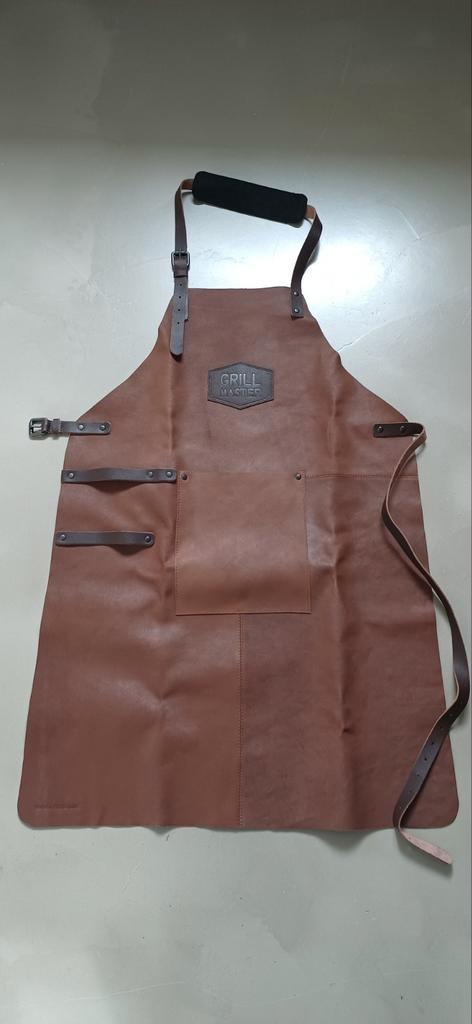 Hide & Stitches Leren Barbecueschort, Tuin en Terras, Barbecue-accessoires, Nieuw, Ophalen of Verzenden