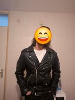Vintage biker jacket, Ophalen of Verzenden, Zwart