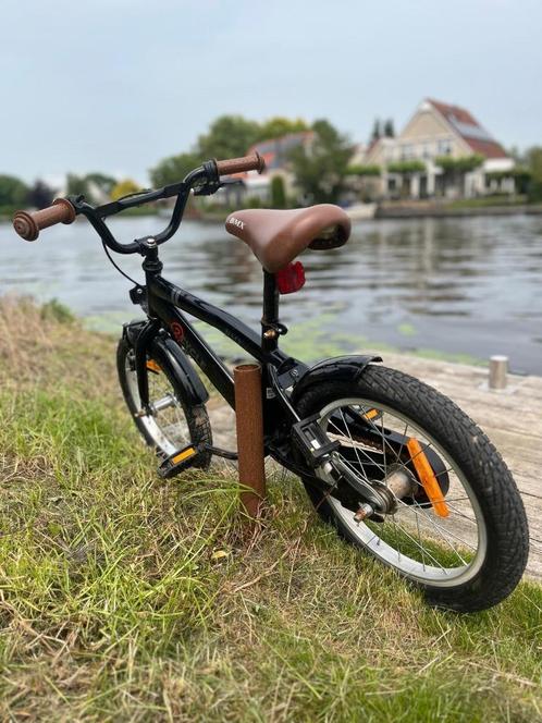 2Cycle BMX-Fun - Kinderfiets - 16 inch - Zwart, Fietsen en Brommers, Fietsen | Kinderfietsjes, Gebruikt, 16 tot 20 inch, Zijwieltjes