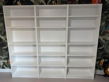 IKEA Billy 80x28x202 wit 3 stuks - afbeelding 4