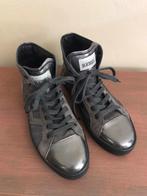 HOGAN REBEL SNEAKER GREY 37, Verzenden, Lage of Enkellaarzen, Zo goed als nieuw, Grijs