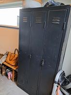 Antieke industriele lockerkast, Huis en Inrichting, Ophalen, Zo goed als nieuw