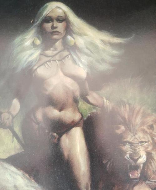 FANTASY ART / Jungle Goddesses and Warrior Women / Hoffman, Boeken, Stripboeken, Gelezen, Eén stripboek, Ophalen of Verzenden