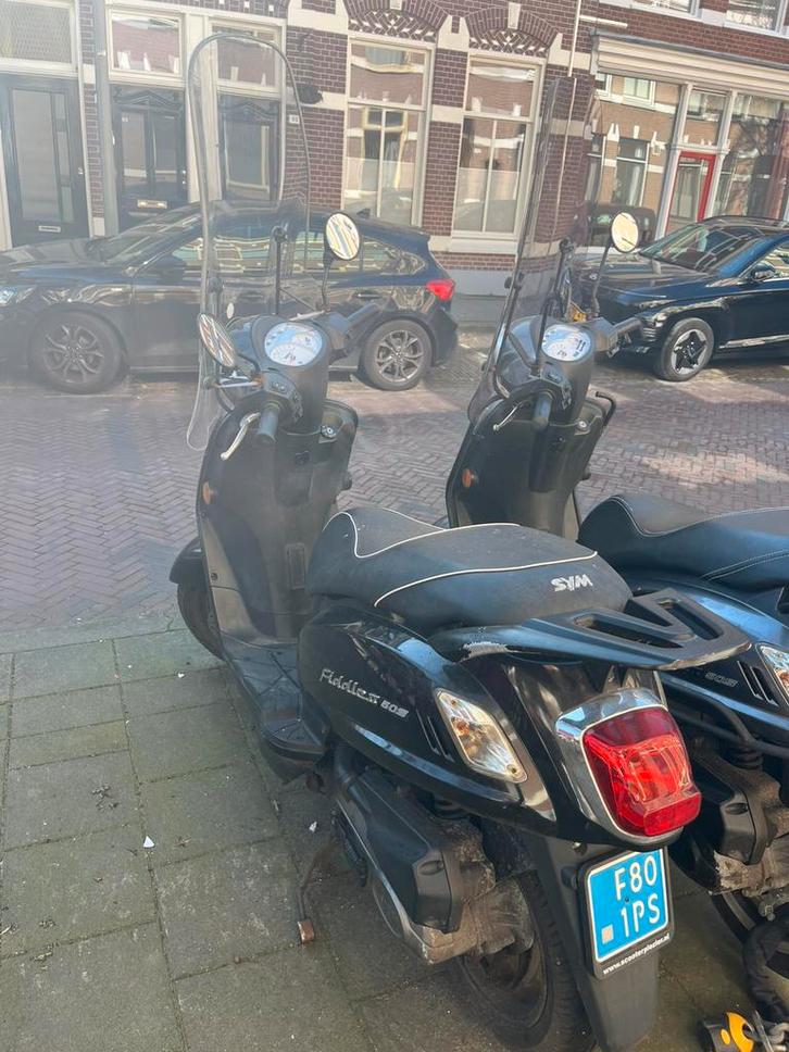 Sym fiddle 50s, Fietsen en Brommers, Snorfietsen en Snorscooters, Gebruikt, SYM, Benzine, Ophalen