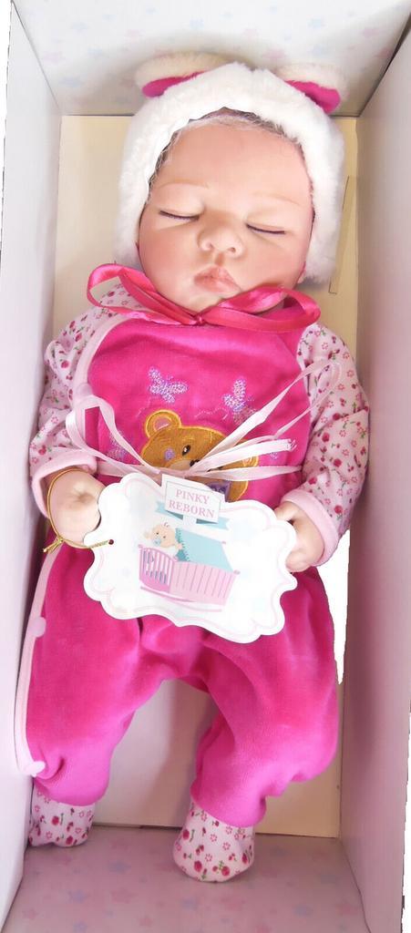 Pinky Reborn levensechte, Verzamelen, Poppen, Nieuw, Pop, Ophalen of Verzenden