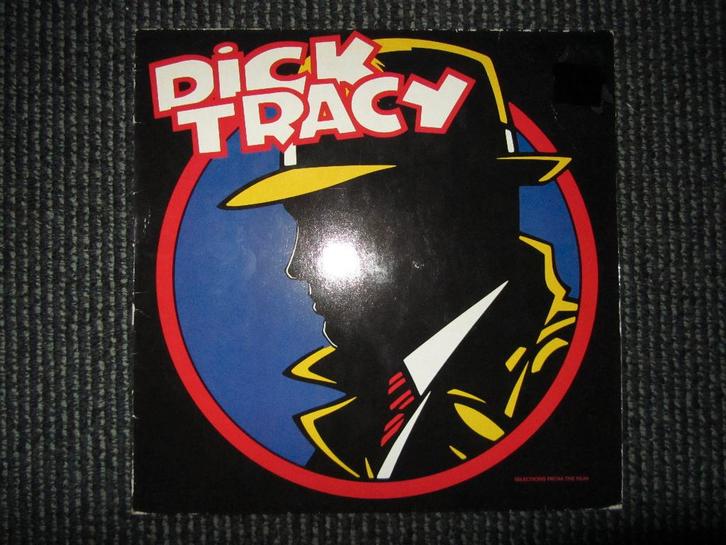 LP Dick Tracy film soundtrack 1990 jazz pop rock swing vinyl, Cd's en Dvd's, Vinyl | Filmmuziek en Soundtracks, Gebruikt, 12 inch