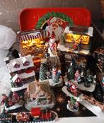 11DELIG ,3HUISJES MET VERLICHTING EN POPPETJES NU 20€ ALLES, Diversen, Kerst, Ophalen of Verzenden