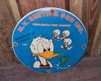 Emaille Reclamebord M.V. Smith & Son - Donald Duck, Ophalen of Verzenden, Gebruikt, Reclamebord