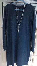 J M'appelle nachtblauwe travel jurk 2XXL, Blauw, Maat 42/44 (L), Nieuw, Ophalen of Verzenden