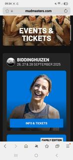 Zondag 28-9-25 12.30u Mudmasters Biddinghuizen, Eén persoon
