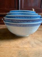 Nest schalen  blauw rijstkorrel servies draak, Ophalen, Overige stijlen