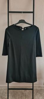 Zwarte jurk met touw sluiting (C&A), Zwart, Ophalen of Verzenden, Zo goed als nieuw, Maat 34 (XS) of kleiner