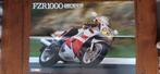 Originele jaarfolder Yamaha 1987 met poster FZR 1000, Ophalen of Verzenden, Yamaha