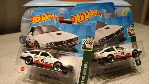 Hotwheels Alfa Romeo GTV6 GTV 6 3.0 Metallic white 1:64 new, Hobby en Vrije tijd, Modelauto's | Overige schalen, Nieuw, Auto, Ophalen of Verzenden