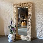 Spiegel – massief teak lijst - 120 x 60 cm - TTM Wonen, TTM Wonen, Meubels – (Perzische) Tapijten en Woonaccessoires Taag 63, 2491 CS, Den Haag (Forepark)