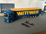 Herpa Mercedes Actros Wittwer walkingfloor, Hobby en Vrije tijd, Modelauto's | 1:87, Ophalen of Verzenden, Zo goed als nieuw, Bus of Vrachtwagen