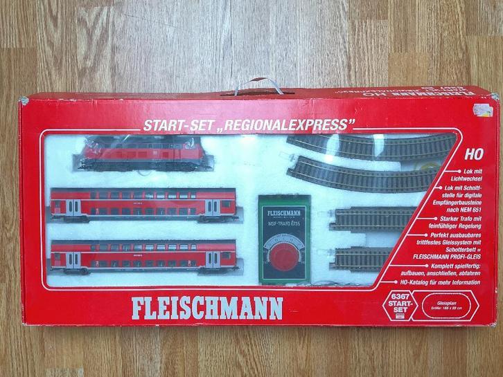 Fleischmann startset Regional Express nr. 6367, Hobby en Vrije tijd, Modeltreinen | H0, Zo goed als nieuw, Treinset, Gelijkstroom