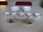 Vintage-Kommen(schalen)+kommetjes+platte schaaltjes(bordjes), Ophalen of Verzenden