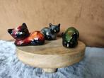 Schattige kattenbeeldjes set van 3, Ophalen of Verzenden, Zo goed als nieuw, Dier