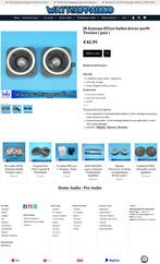 JB Systems HT100 bullet driver 300W Tweeter ( set van 2 ), Gebruikt, ., Ophalen of Verzenden, JBSYSTEMS
